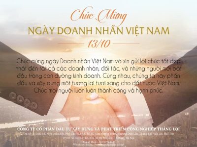 Chúc Mừng Ngày Doanh Nhân Việt Nam 13-10