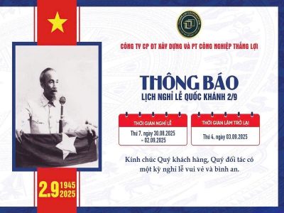 Thông Báo Nghỉ Lễ Quốc Khánh 02-09